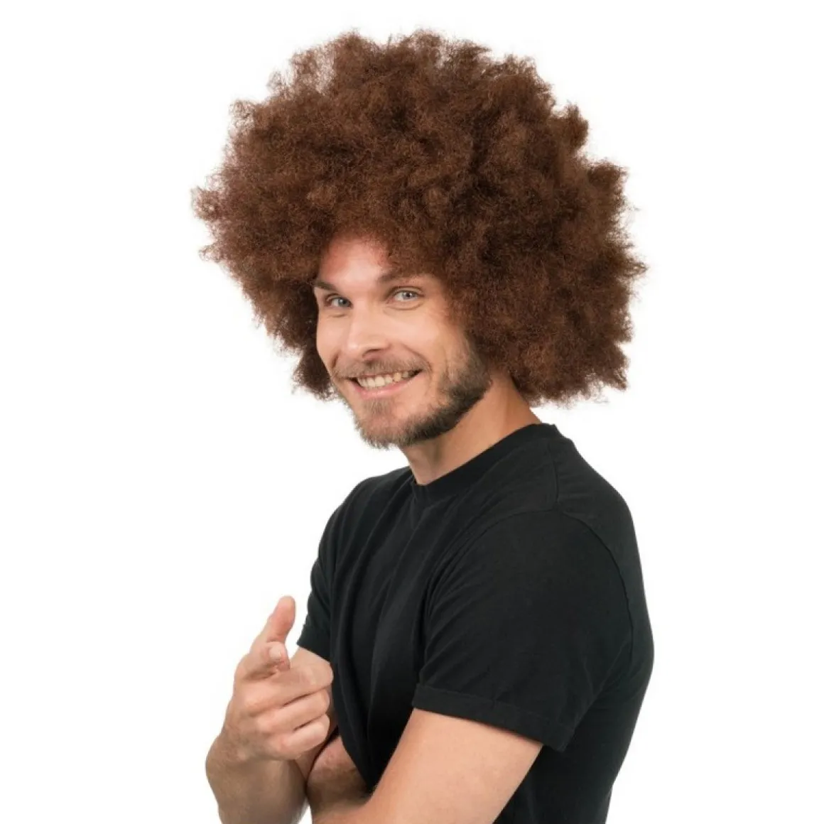Afro Paryk Mahogni