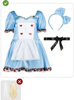 Alice I Eventyrland® Deluxe Kostume