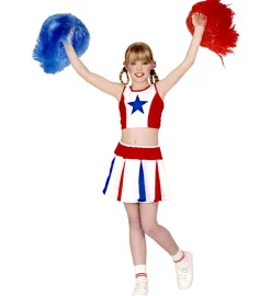 Amerikansk Cheerleader Børnekostume