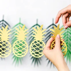 Ananas Guirlande Guld