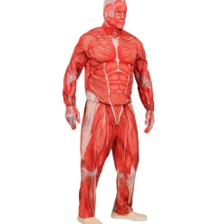 Anatomisk Mand Kostume Rød
