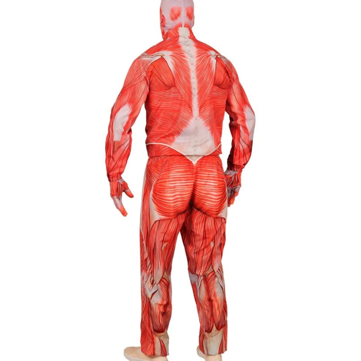 Anatomisk Mand Kostume Rød