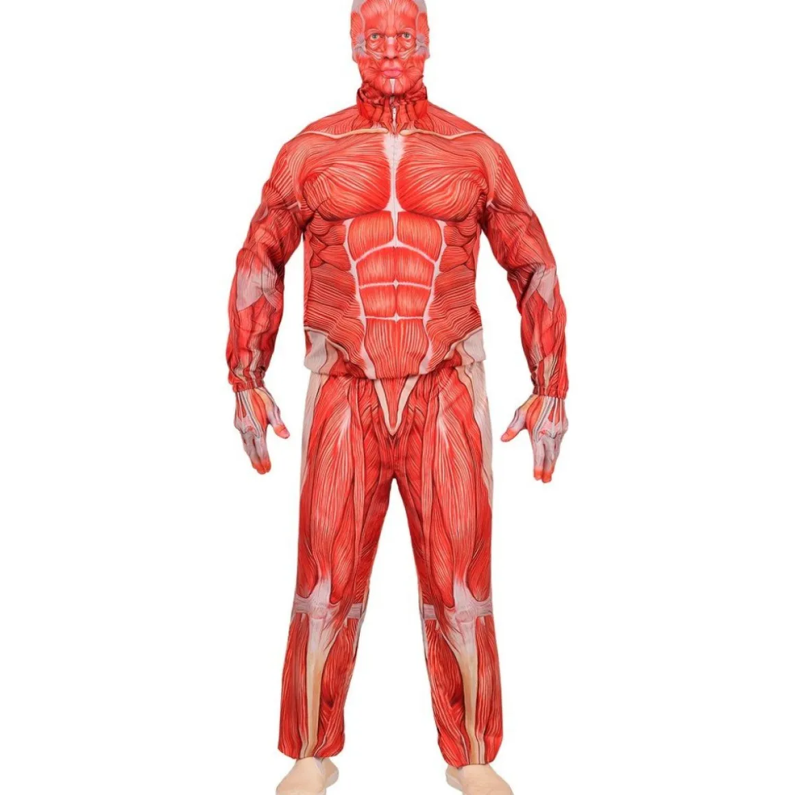 Anatomisk Mand Kostume Rød