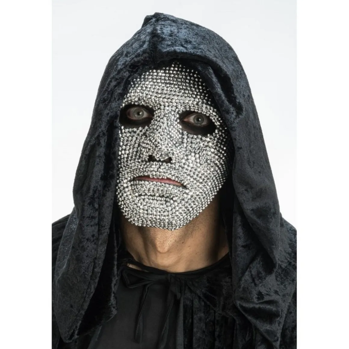 Anonym Diamant Maske Sølv