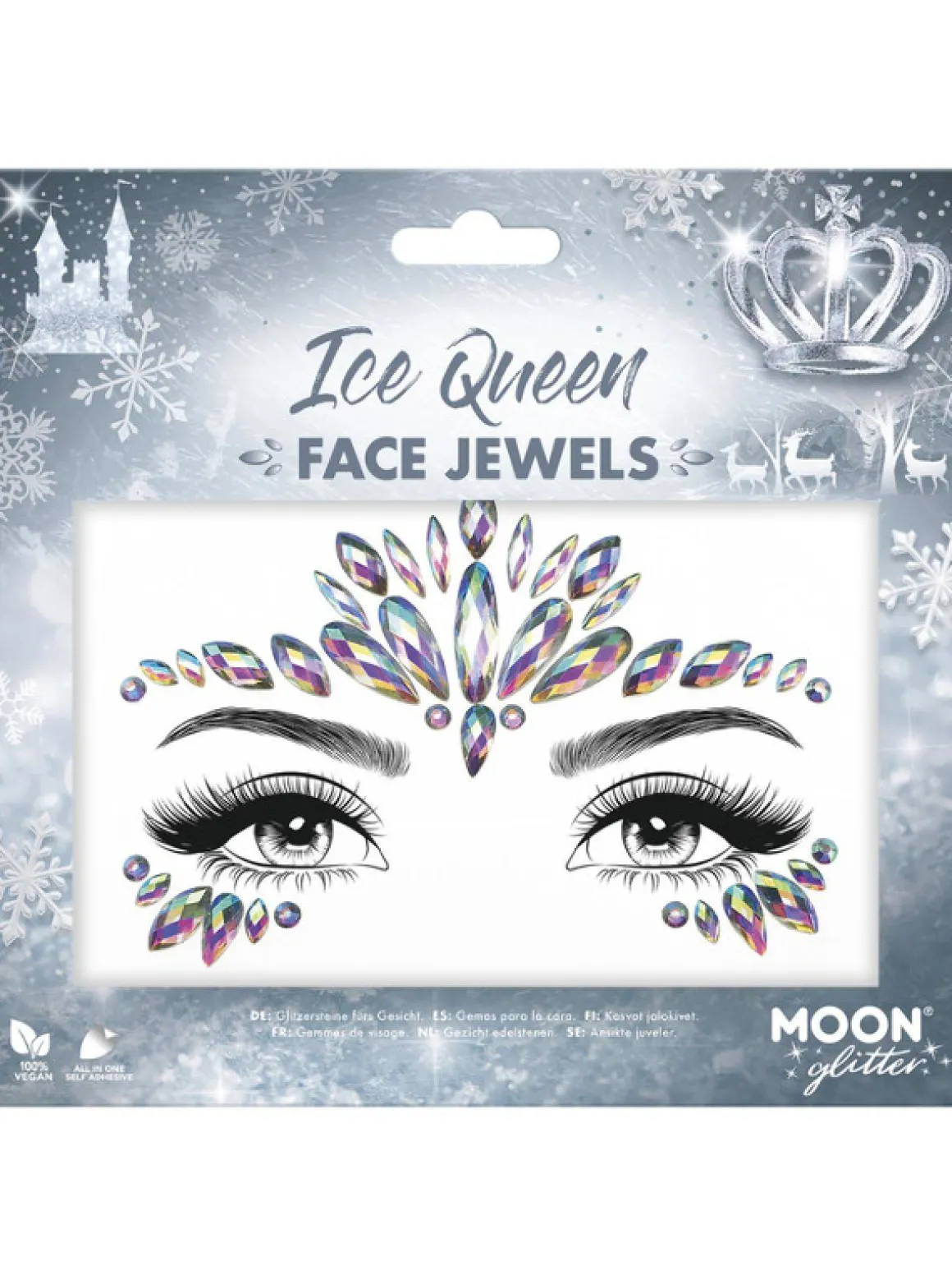 Ansigtssmykker Ice Queen