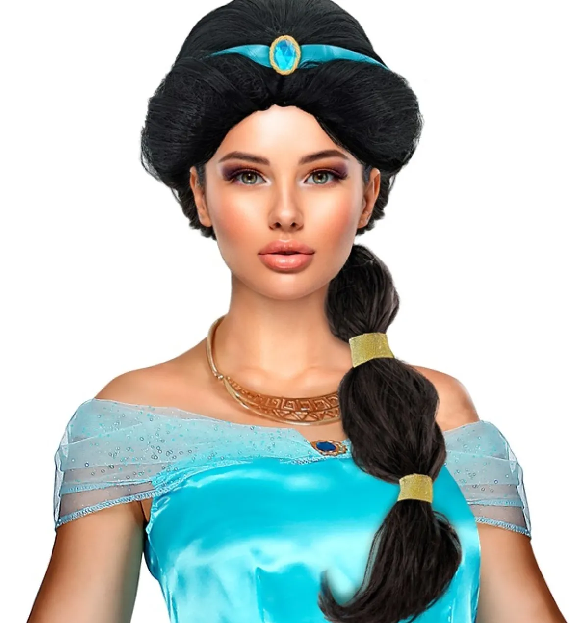 Arabisk Prinsesse Paryk Sort