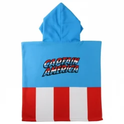 Avengers® Captain America Badeponcho Blå