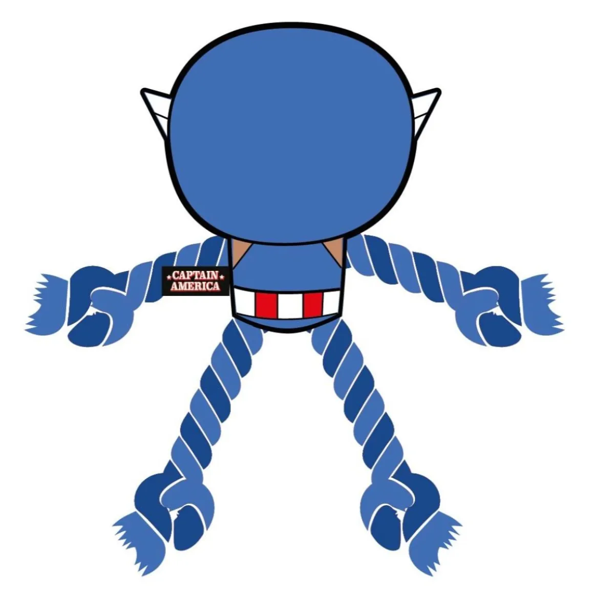Avengers® Captain America Reb Hundelegetøj