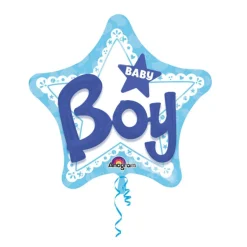 Baby Boy Stjerne Folieballon