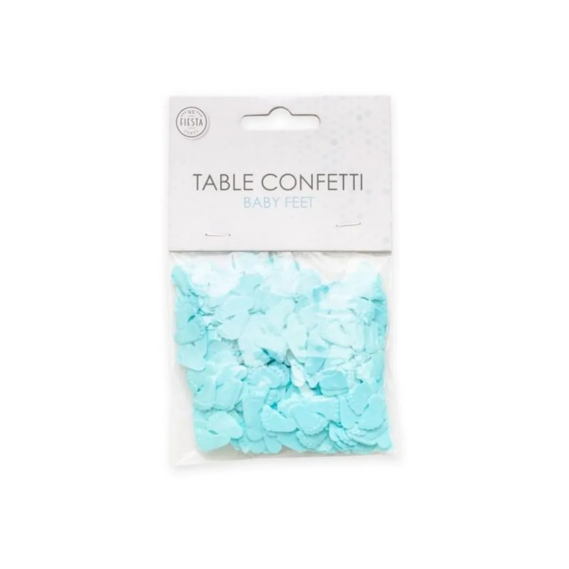 Babyfødder Konfetti Lyseblå