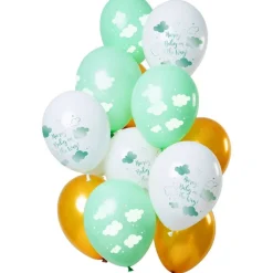 Balloner Hooray Baby On The Way Grøn