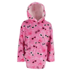Barbie® Tæppehoodie Lyserød