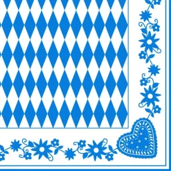 Bayersk Mønstrede Servietter
