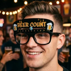 Beer Count Festbriller Sort