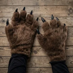 Behårede monster hænder