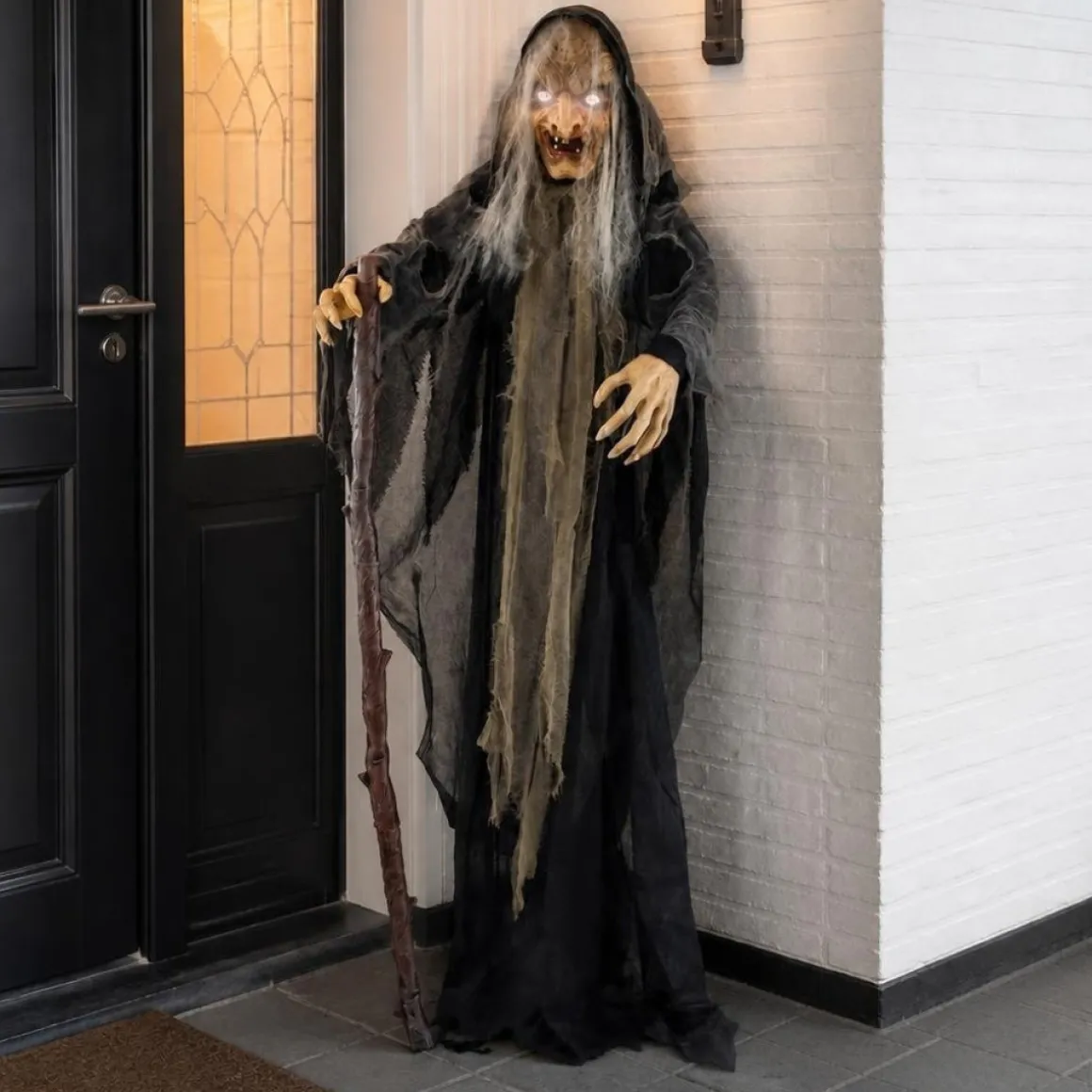 Bevægende Heksefigur Med Lyd & Lys