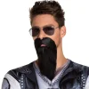 Biker Skæg Sort