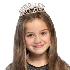Birthday Girl Tiara Rosaguld
