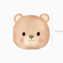 Bjørneansigt Servietter Beige