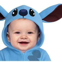 Blå Alien Babykostume