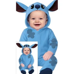 Blå Alien Babykostume