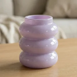Bølget Vase Lilla