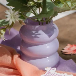Bølget Vase Lilla