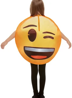 Blinkende Smiley Emoji Børnekostume