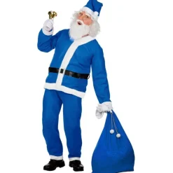 Blå Julemand Kostume