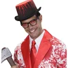 Blodig Cylinderhat Sort/Rød
