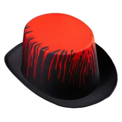 Blodig Cylinderhat Sort/Rød