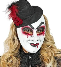 Blodig Harlekin Maske