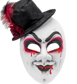 Blodig Harlekin Maske