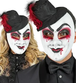 Blodig Harlekin Maske