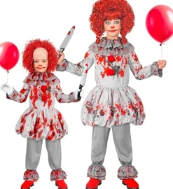 Blodig Horror Klovn Børnekostume