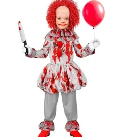 Blodig Horror Klovn Børnekostume