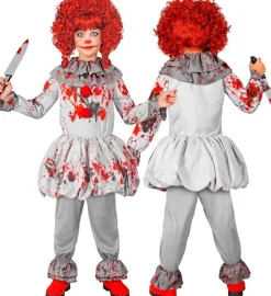 Blodig Horror Klovn Børnekostume