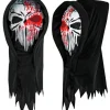 Blodig Reaper Hættemaske Sort