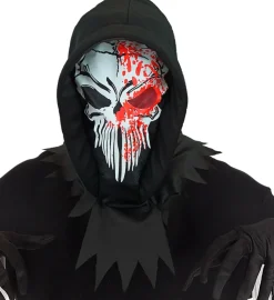 Blodig Reaper Hættemaske Sort