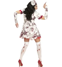 Blodig Zombie Sygeplejerske Kostume