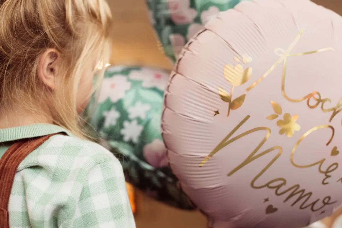 Blomster Hjerte Folieballon