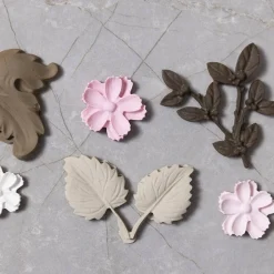 Blomster Og Blade Silikoneform