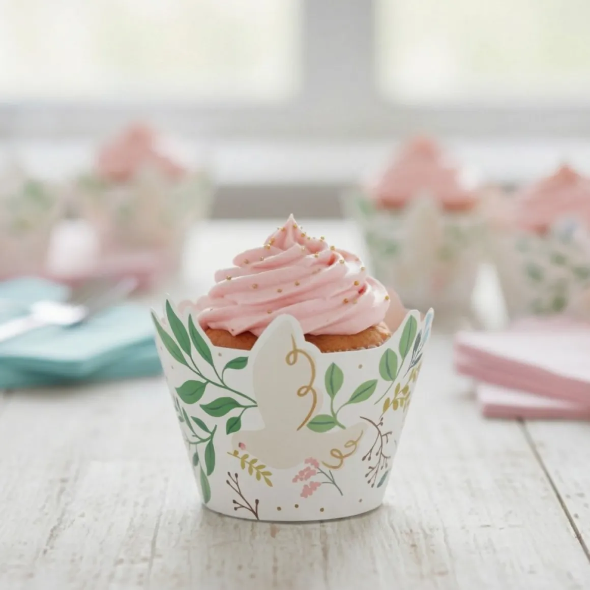 Blomster Cupcake Wrappers