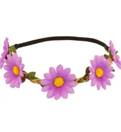Blomster Pandebånd Lilla