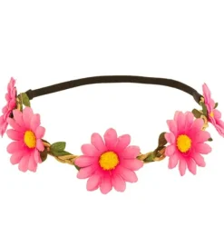 Blomster Pandebånd Lyserød