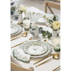 Blomster Papkrus Støvgrøn