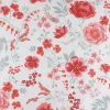 Blomsterprint Bordløber Rød