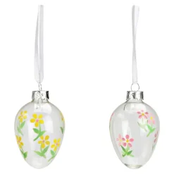 Blomster Påskeæg Kugler På Snor