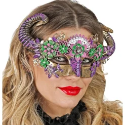 Blomster Vædder Halvmaske
