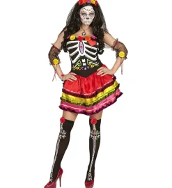 Blomstrende Day of the Dead Kostume